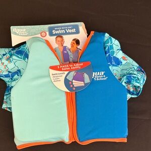 Aqua Kids Swim Vest - Blue and Aqua